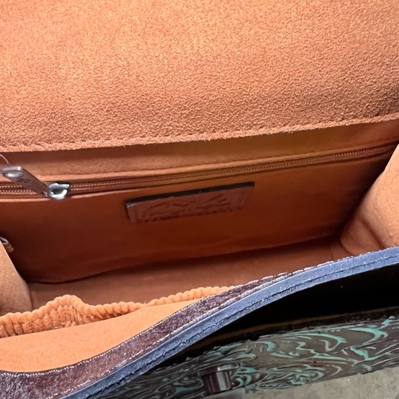 Patricia Nash Leather Chauny Satchel- New - Picture 6 of 7